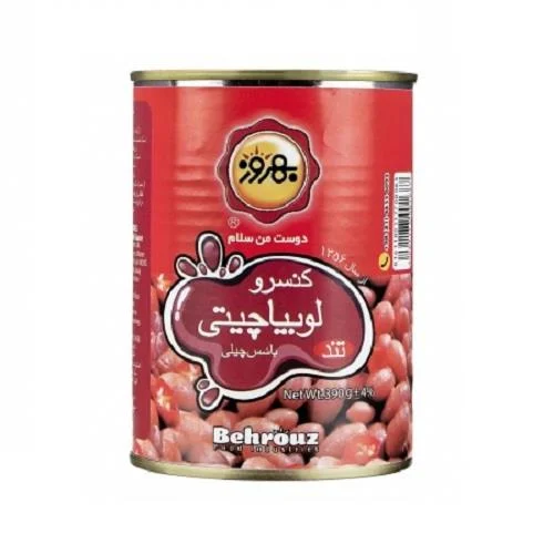 کنسرو لوبیا و قارچ